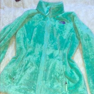 Green north face jacket!
